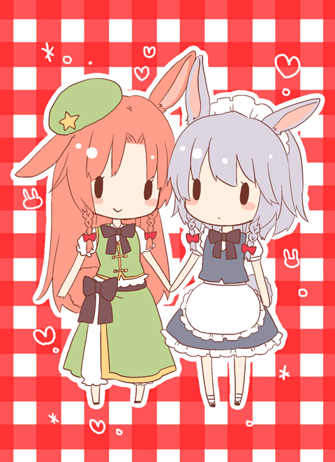 izayoi sakuya and hong meiling (touhou) drawn by chitose_(usacan)