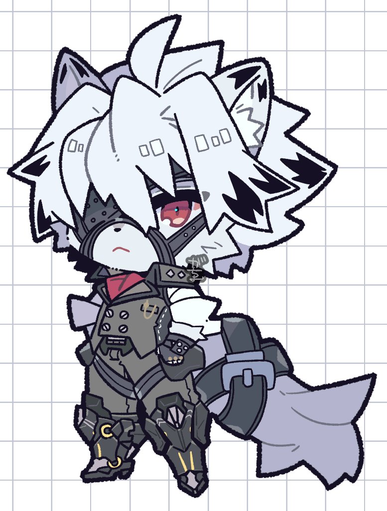 von lycaon (zenless zone zero) drawn by gacho_(220_vvv)