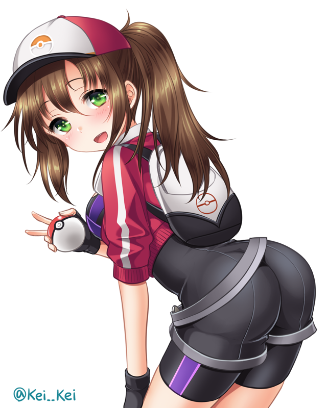 female protagonist (pokemon and 1 more) drawn by kei_kei