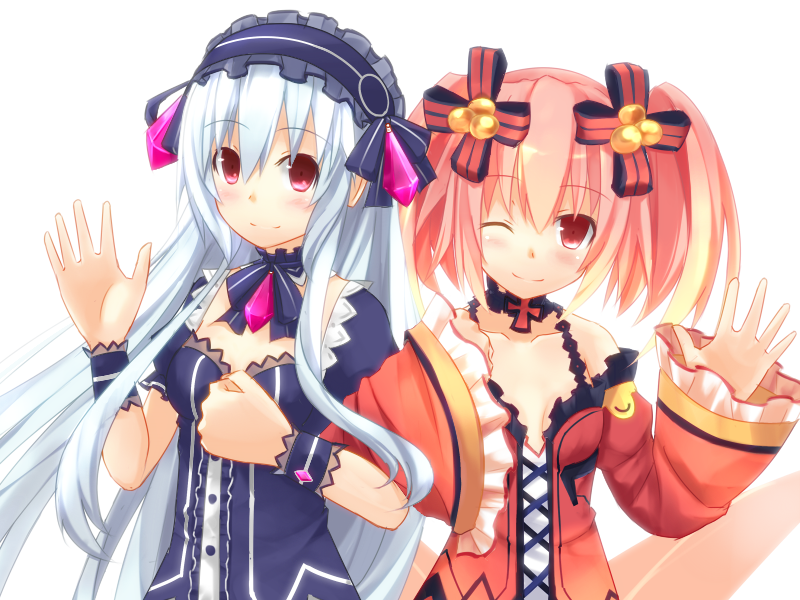 tiara and alyn (fairy fencer f) drawn by himajin_(starmine)
