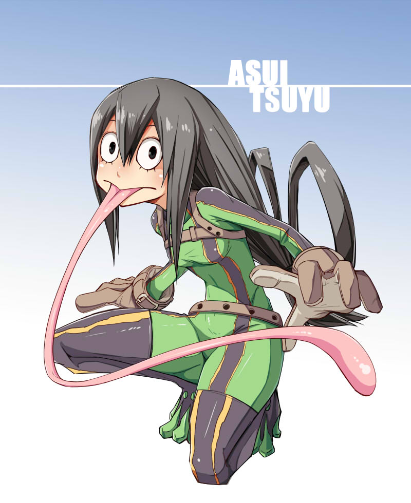 asui tsuyu (boku no hero academia) drawn by dream_demon