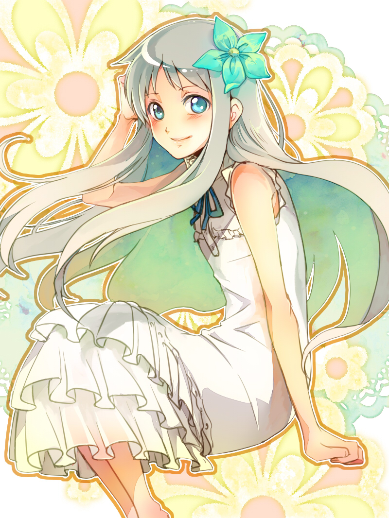 honma meiko (ano hi mita hana no namae wo bokutachi wa mada shiranai.) drawn by chiori