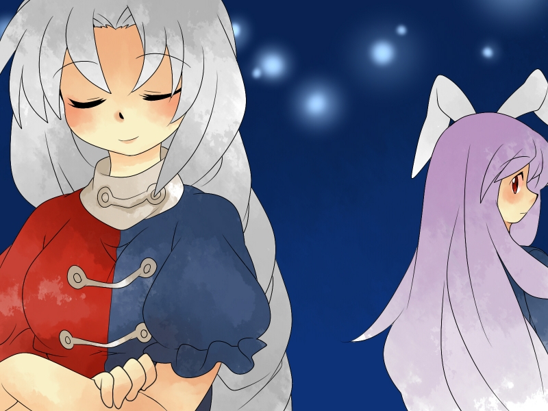 reisen udongein inaba and yagokoro eirin (touhou) drawn by hammer_(sunset_beach)
