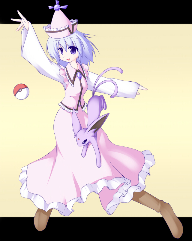 merlin prismriver and espeon (touhou and 1 more) drawn by miyo_(miyomiyo01)