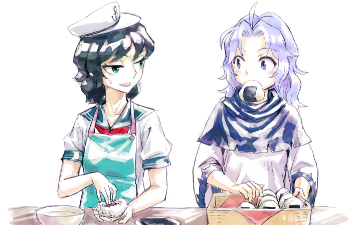 murasa minamitsu and kumoi ichirin (touhou) drawn by meimaru_inuchiyo