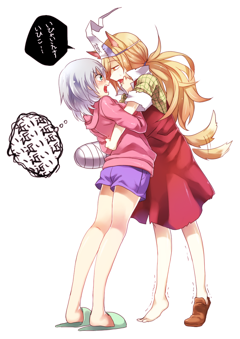 momiji and sakura ichiko (binbougami ga!) drawn by re_ghotion