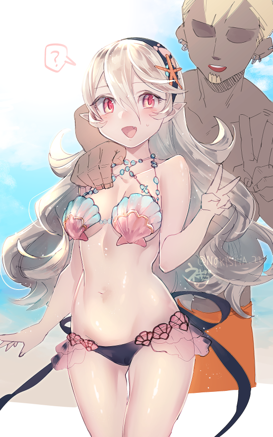 female corrin (fire emblem and 2 more) drawn by negiwo