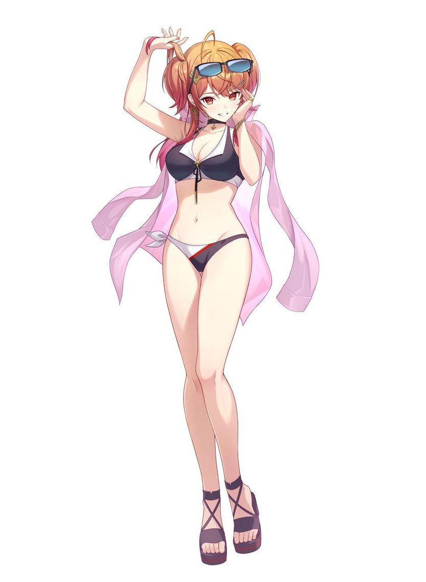 ichijou ririka (hololive and 1 more) drawn by tokisaka_makoto