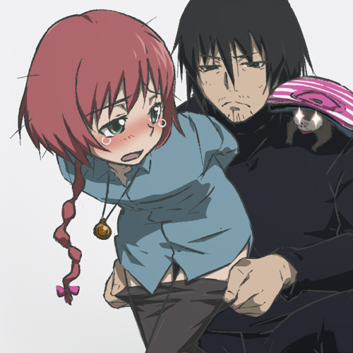 hei and suou pavlichenko (darker than black) drawn by kanna_asuke