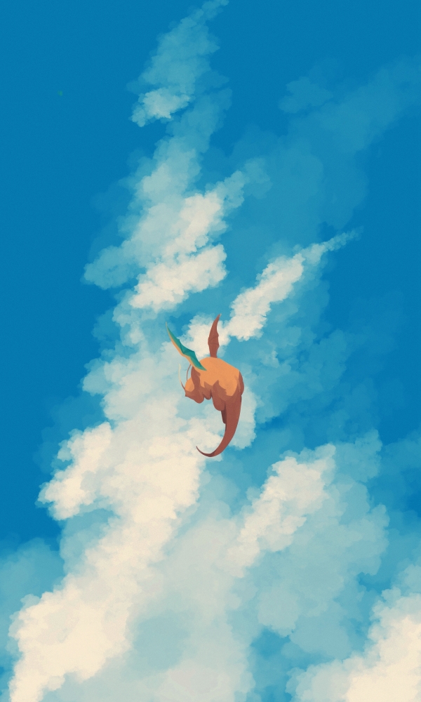 dragonite (pokemon) drawn by wulie_errr | Danbooru