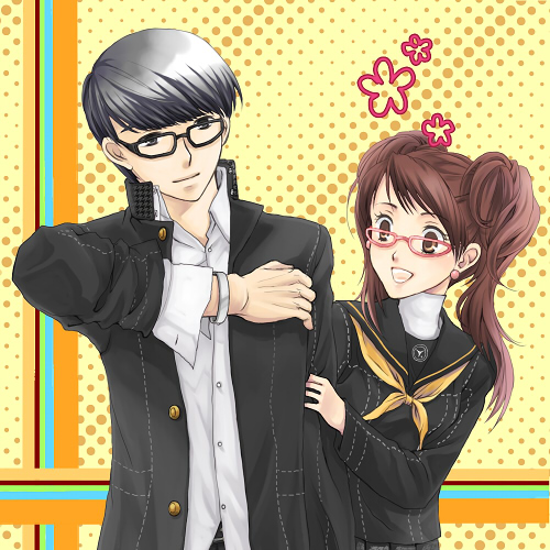 narukami yu and kujikawa rise (persona and 1 more) drawn by tanifuji_satoshi