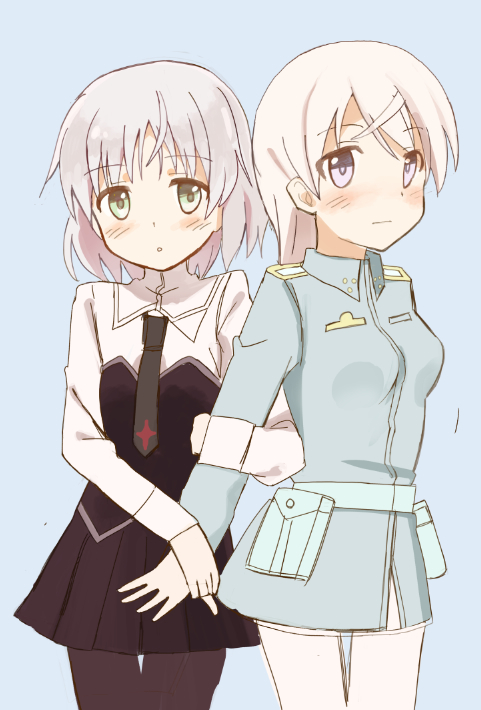 sanya v. litvyak and eila ilmatar juutilainen (world witches series and 1 more) drawn by glastonbury1966