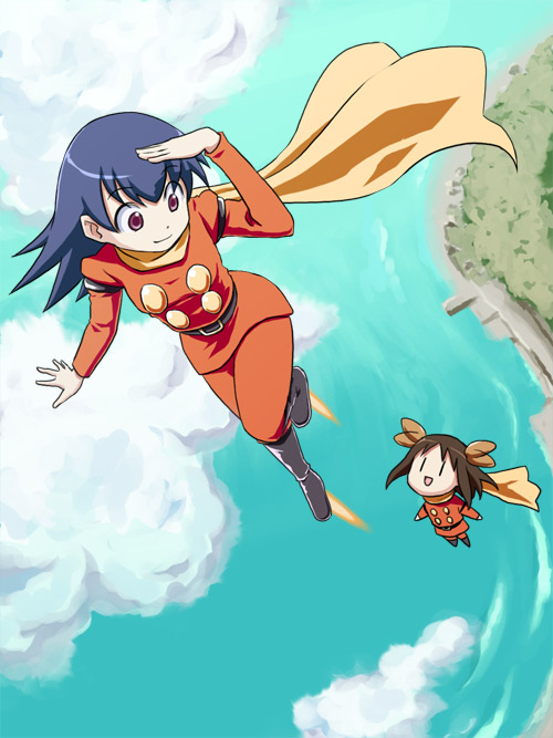 kasuga ayumu and takino tomo (azumanga daioh and 1 more) drawn by shiwashiwa_no_kinchakubukuru