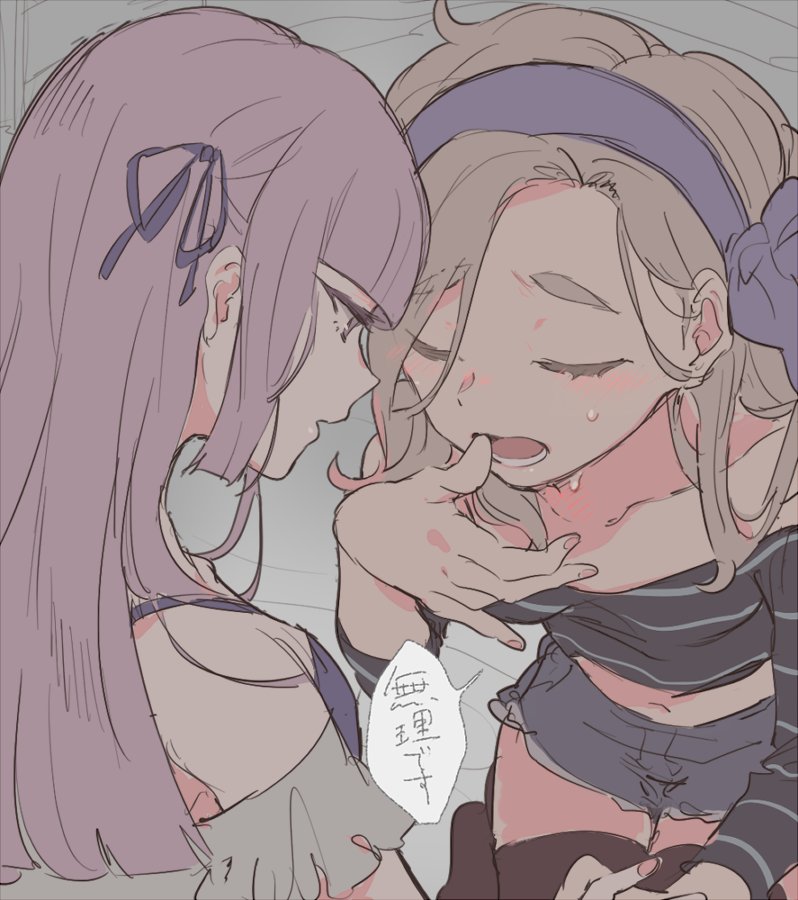hikami sumire and kurosawa rin (aikatsu!) drawn by shiontaso