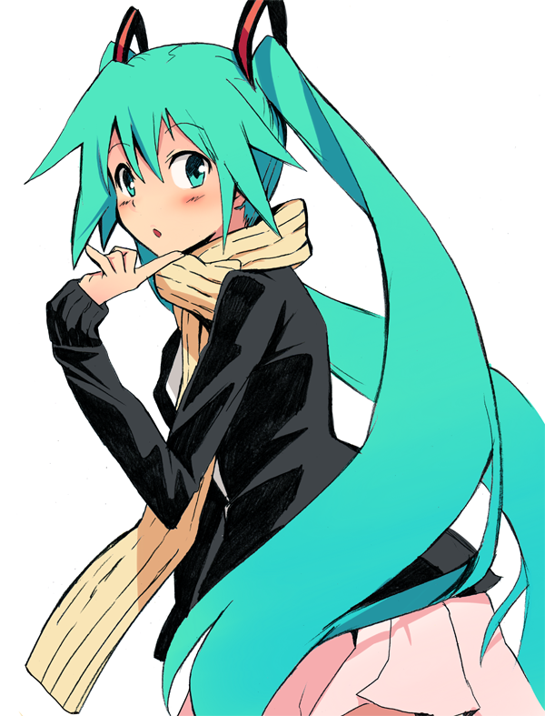 hatsune miku (vocaloid and 1 more) drawn by hyakuen_raitaa
