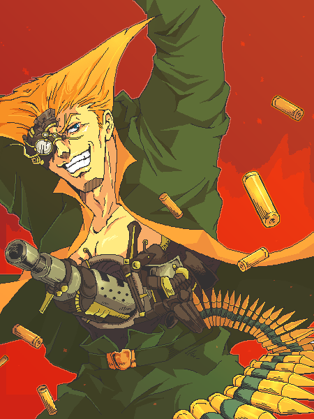 rudolph von stroheim (jojo no kimyou na bouken and 1 more) drawn by areri