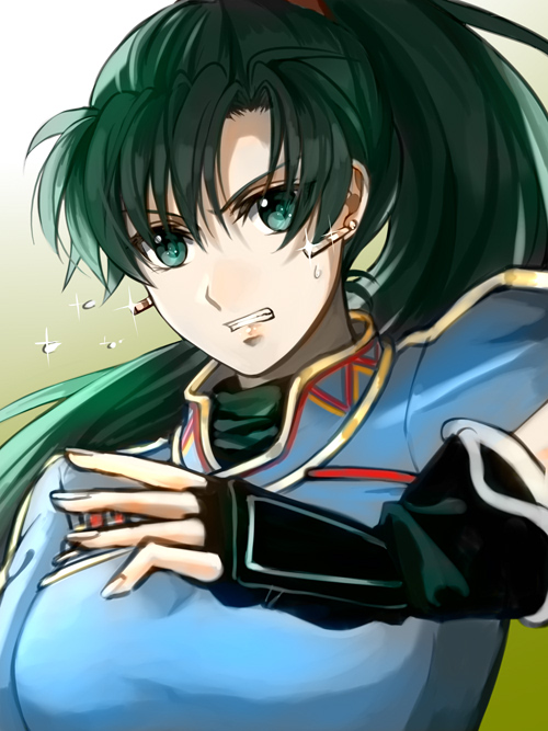 lyn (fire emblem and 1 more) drawn by delsaber