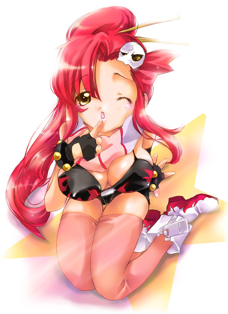yoko littner (tengen toppa gurren lagann) drawn by nyanmilla