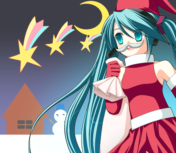 hatsune miku and kagamine rin (vocaloid) drawn by eko