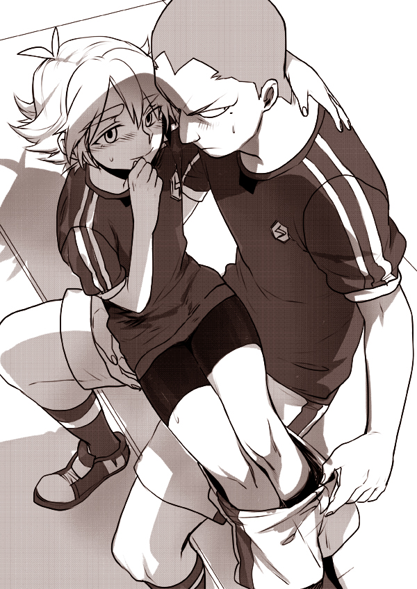 fubuki shirou and someoka ryuugo (inazuma eleven) drawn by towtow_redoland