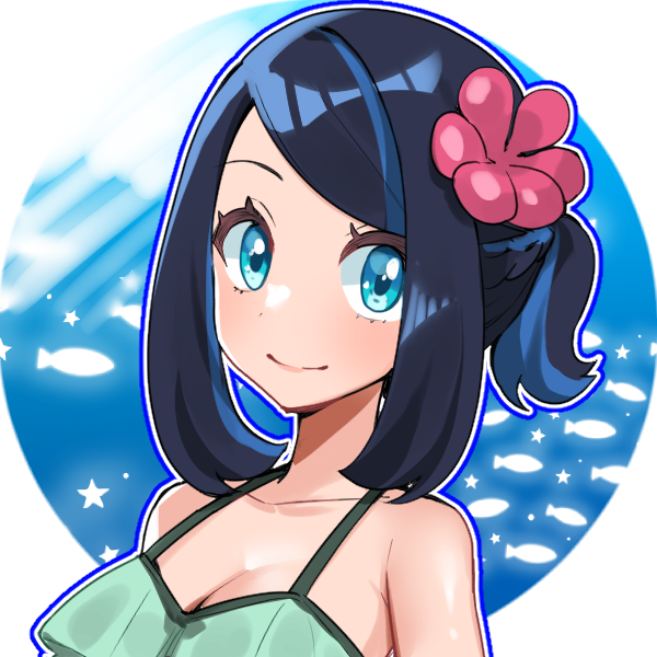 liko (pokemon and 1 more) drawn by karamomo_(krmmap)