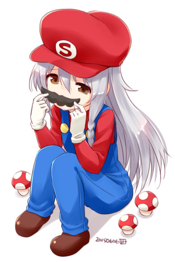 mario and hoshi syoko (idolmaster and 2 more) drawn by nagian