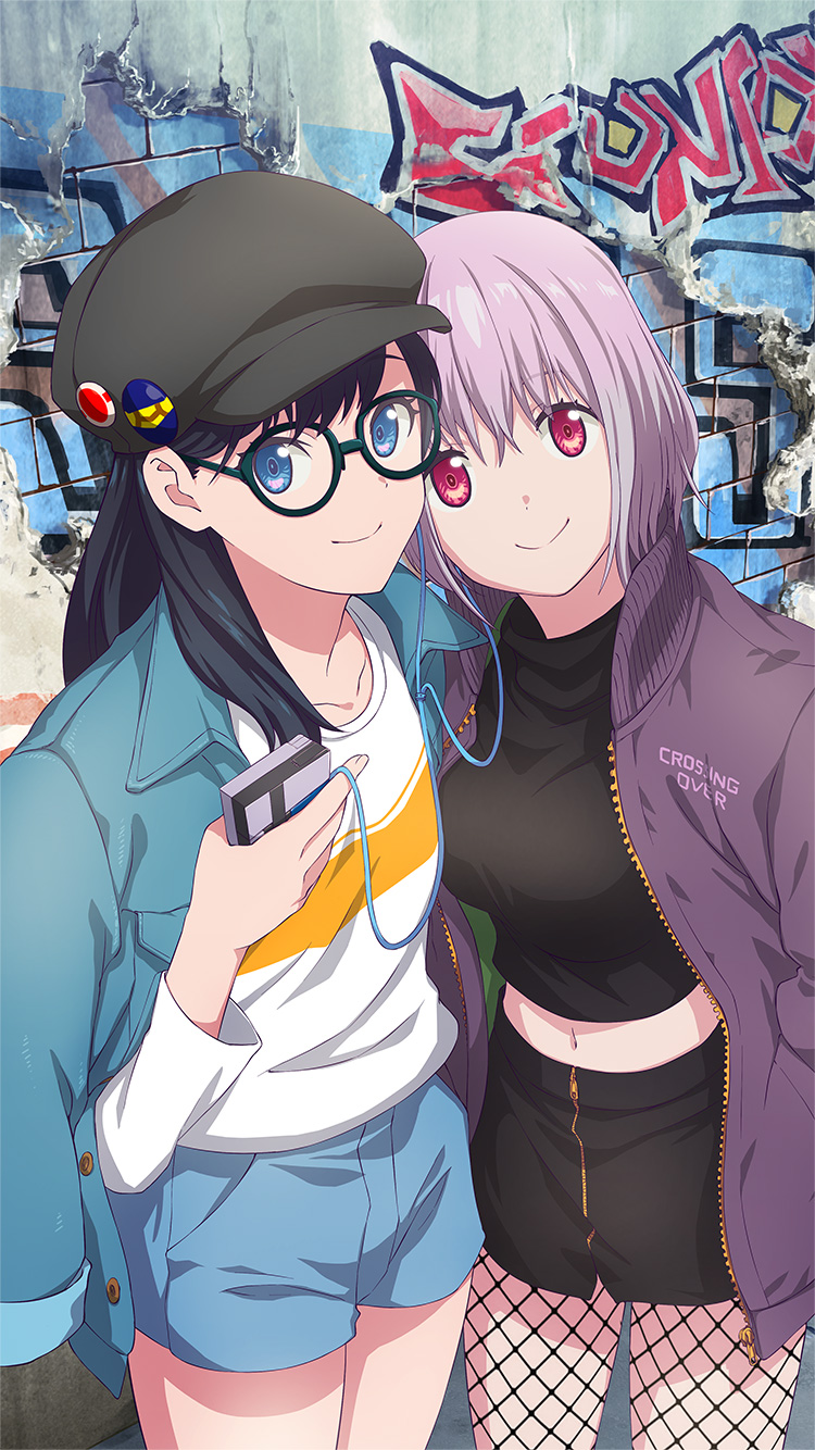 takarada rikka and shinjou akane (gridman universe and 1 more)