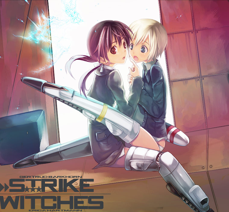 erica hartmann and gertrud barkhorn (world witches series and 1 more)