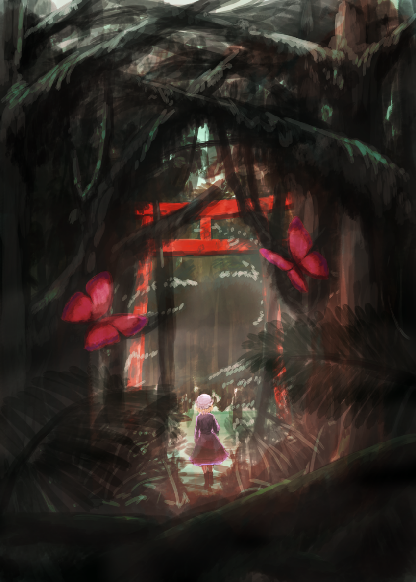 maribel hearn (touhou and 1 more) drawn by p!_(flaschenstrahlinge)