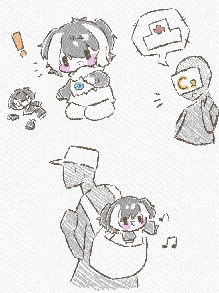 roland, argalia, and jang schna (project moon and 1 more) drawn by moiiichi_02