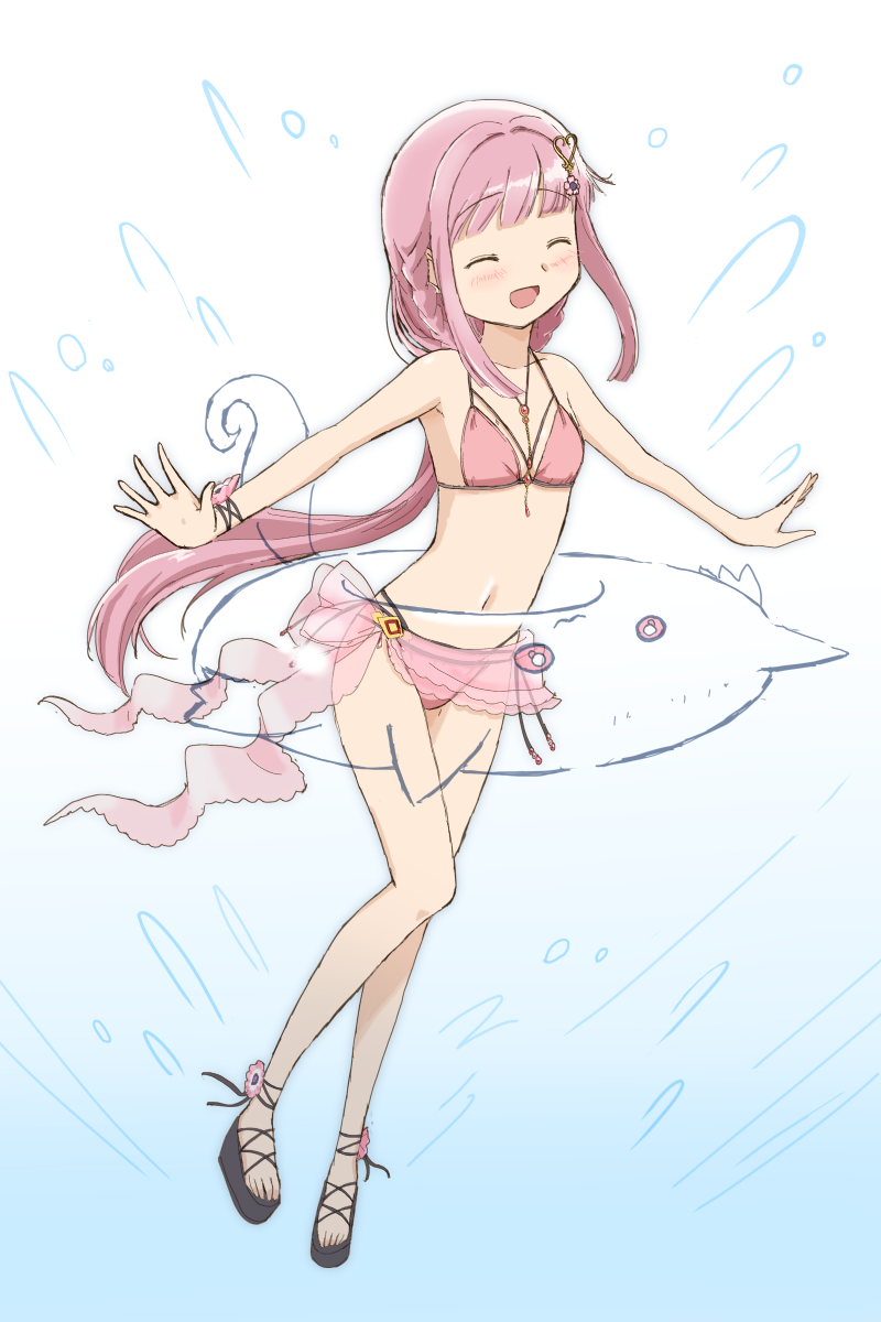 kyubey and tamaki iroha (mahou shoujo madoka magica and 1 more) drawn by kinfuji