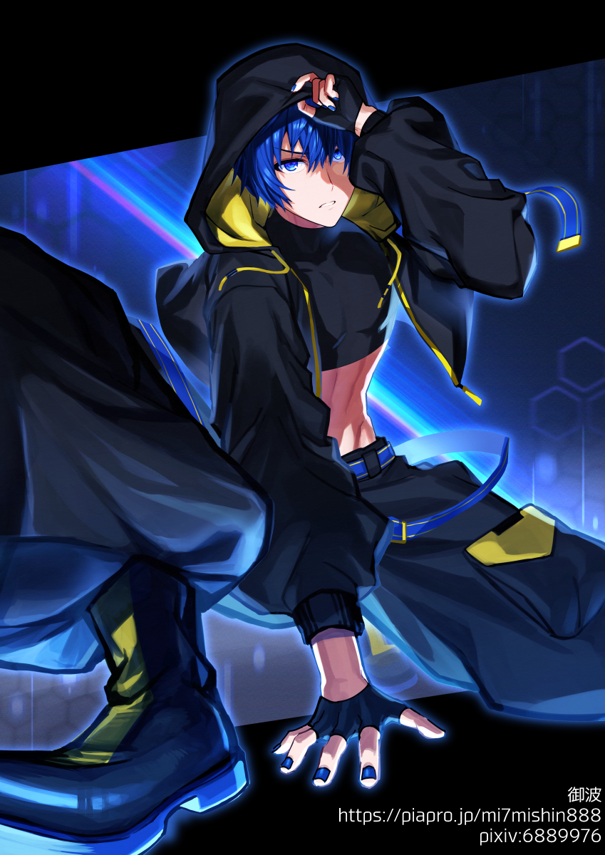 kaito and magical mirai kaito (vocaloid and 1 more) drawn by tare7gasi_mi