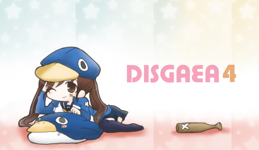 prinny and kazamatsuri fuuka (disgaea and 1 more) drawn by aine_sachio