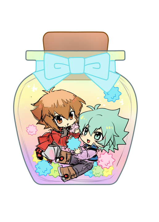 yuki judai and johan andersen (yu-gi-oh! and 1 more) drawn by tobi_(one)