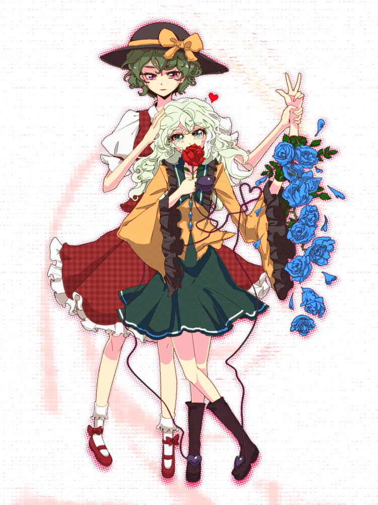 komeiji koishi and kazami yuuka (touhou) drawn by sai_koro
