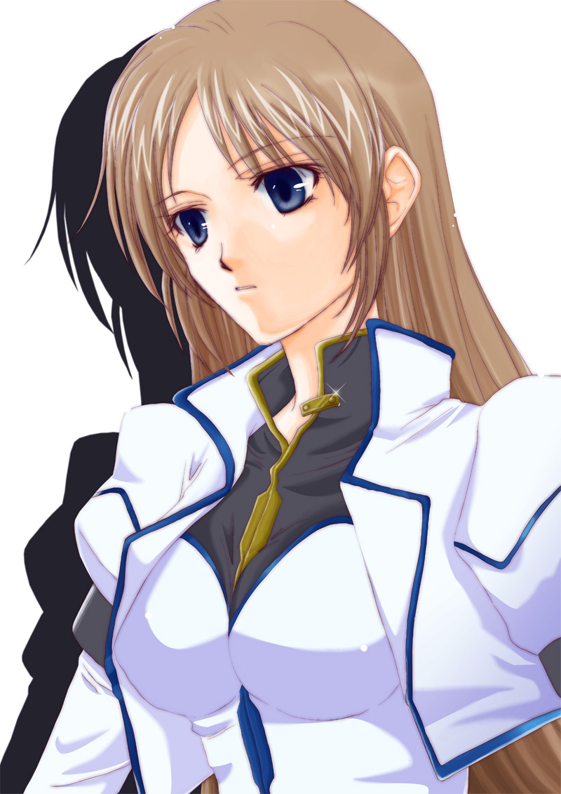 takamachi nanoha (lyrical nanoha and 1 more) drawn by lina_(interlude)