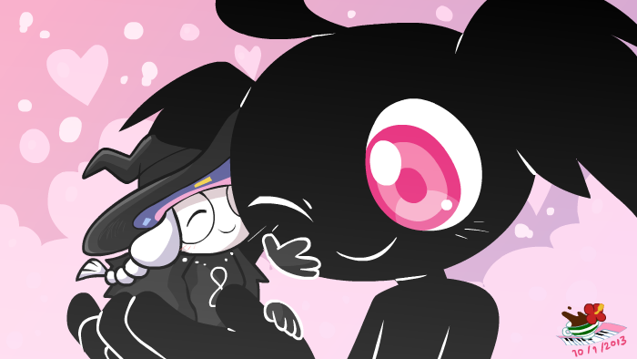 homulilly and kriemhild gretchen (mahou shoujo madoka magica) drawn by coffgirl
