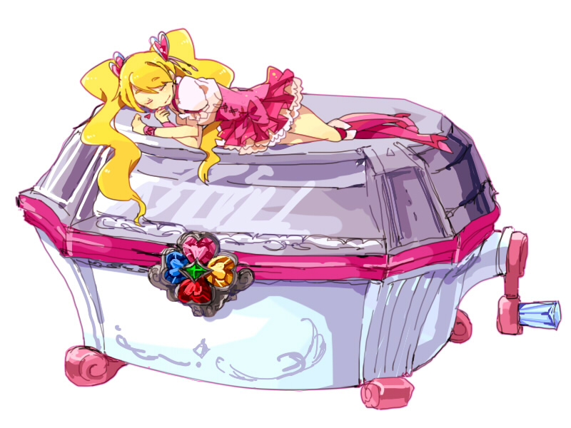 momozono love and cure peach (precure and 1 more) drawn by anno_aano