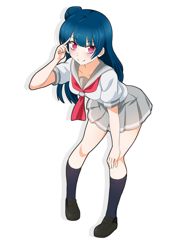 tsushima yoshiko (love live! and 1 more) drawn by khnchak