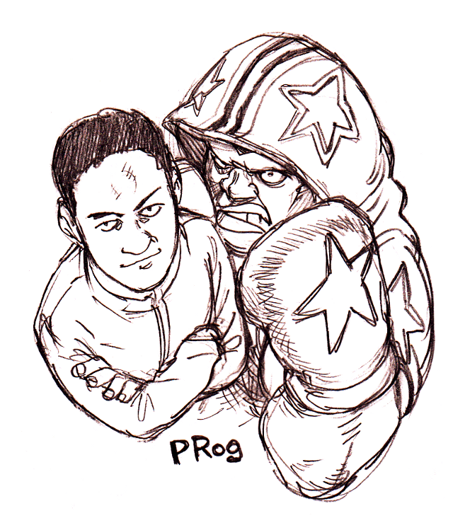 balrog and pr balrog (street fighter and 1 more) drawn by kduhcs