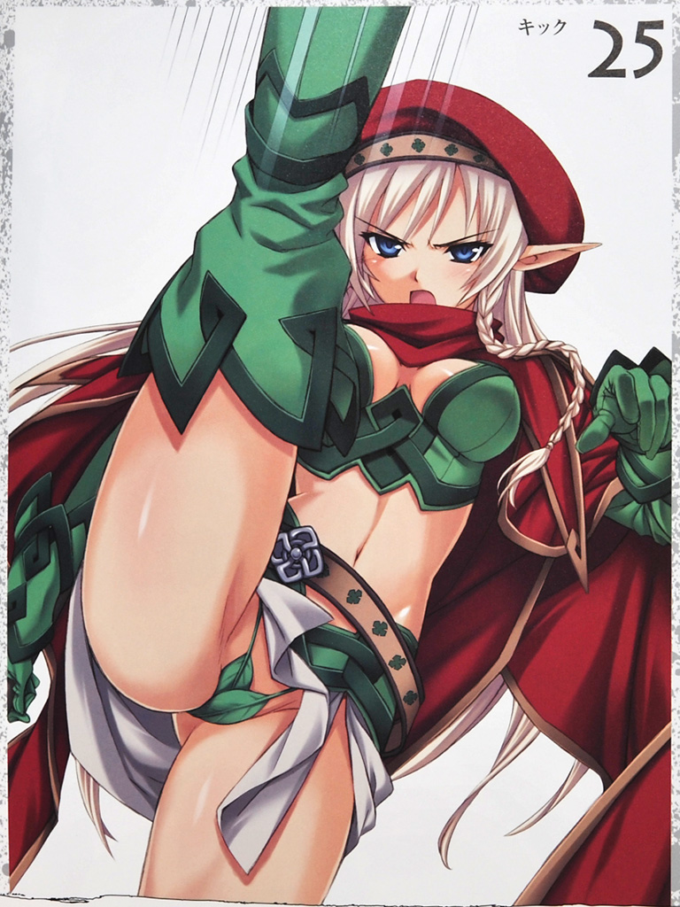 alleyne and fighting master alleyne (queen's blade) drawn by matsuryuu