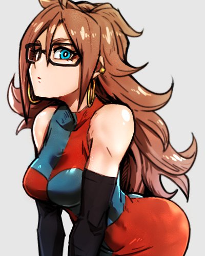 android 21 (dragon ball and 1 more) drawn by kemachiku