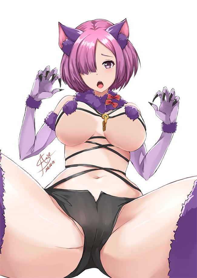 mash kyrielight (fate and 1 more) drawn by azuran0