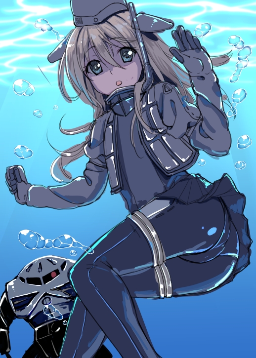 u-511 and z'gok (kantai collection and 2 more) drawn by b-ginga