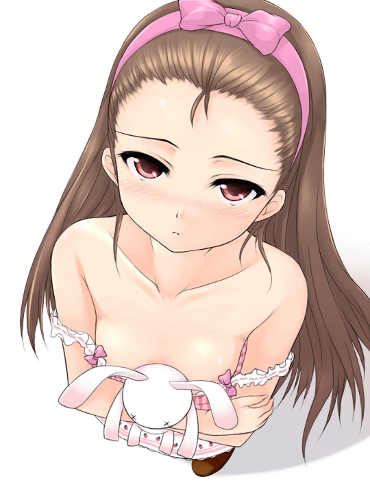 minase iori and usa-chan (idolmaster and 1 more) drawn by uni8