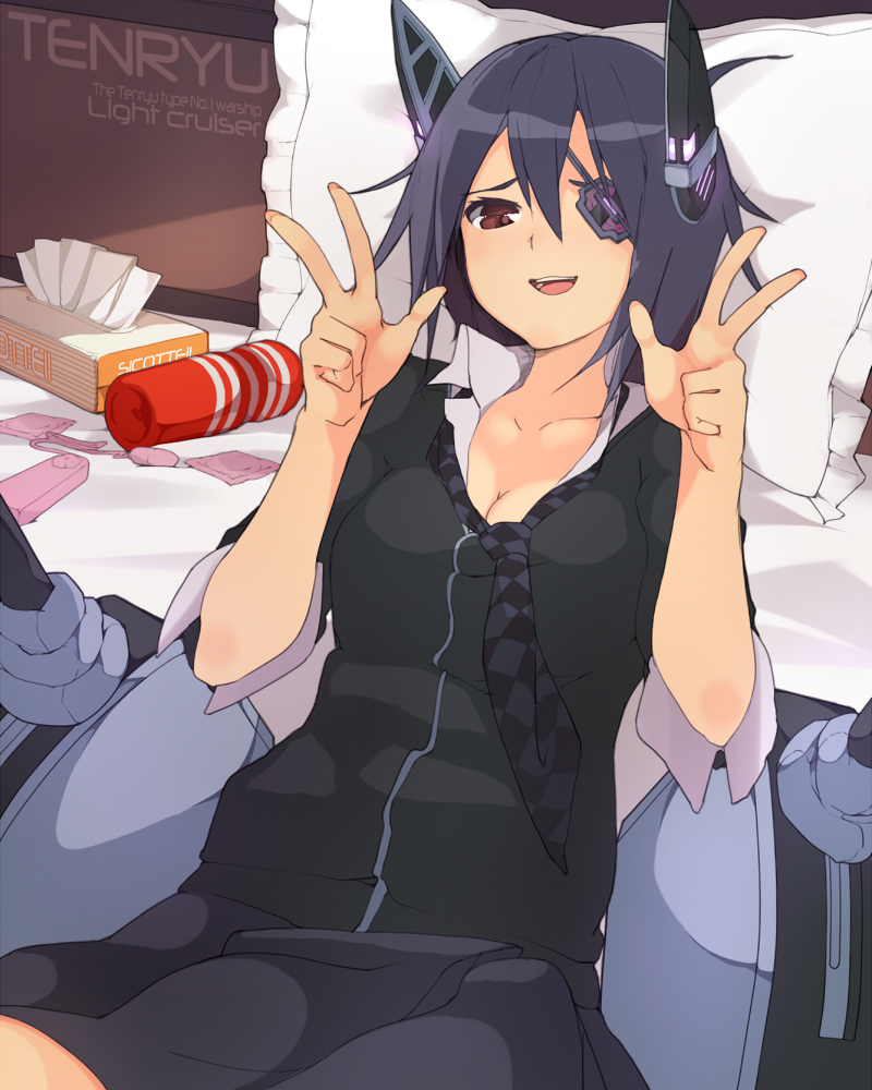 tenryuu (kantai collection and 1 more) drawn by hokkana