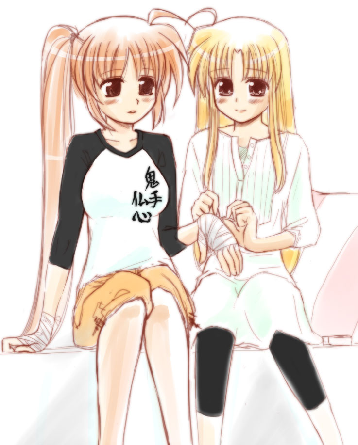 fate testarossa and takamachi nanoha (lyrical nanoha and 1 more)