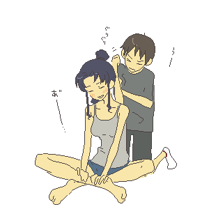 ikari shinji and katsuragi misato (neon genesis evangelion) drawn by gen_(susono01)