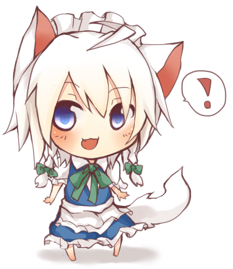izayoi sakuya and inu sakuya (touhou) drawn by tosura-ayato