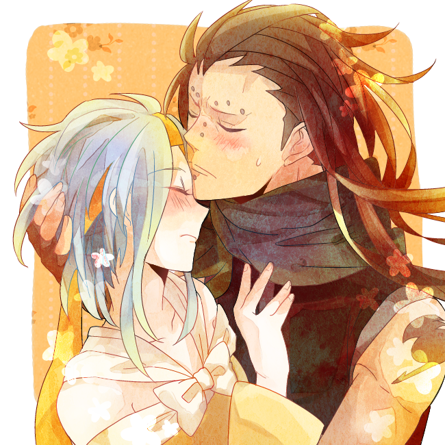 levy mcgarden and gajeel redfox (fairy tail) drawn by kiryuu_shiromaru